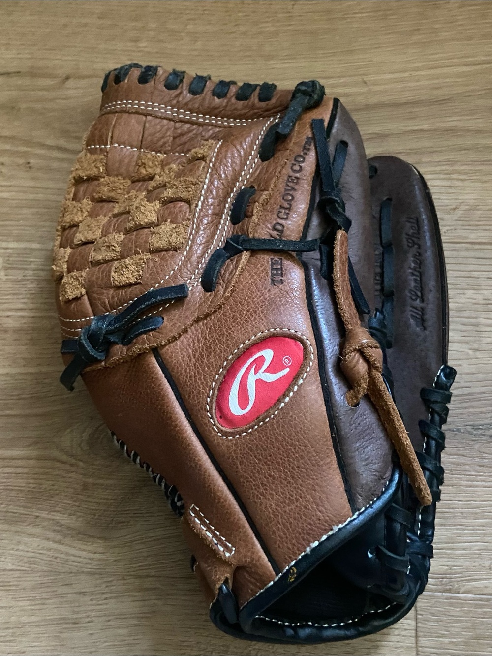 Rawlings Brown and Black Leather Renegade Baseball Glove